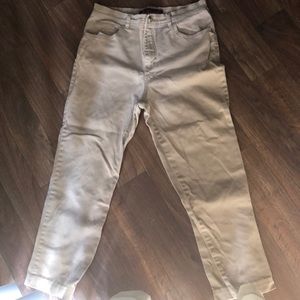 Gloria Vanderbilt Tan Pants